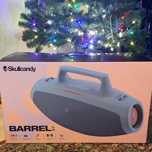 Skullcandy Barrel XT Portable Speaker - Gray and Orange